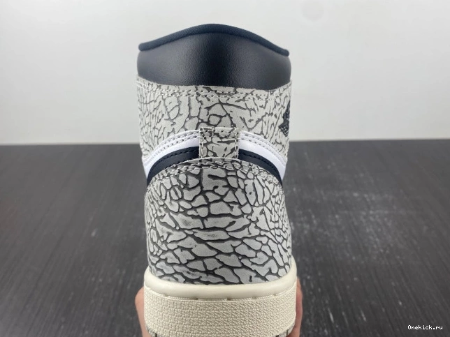 One Kick Jordan 1 Cement High OG White Air DZ5485-052 0717